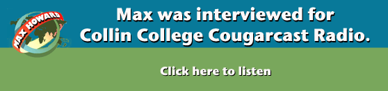 Max Howard interview on Collins College Radio. Click here to listen